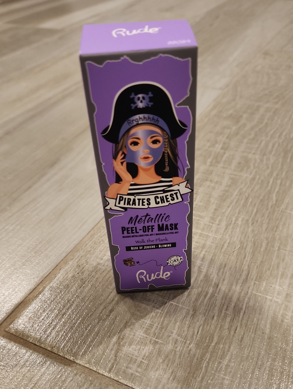 NWT Rude Cosmetics Metallic Peel Off Mask